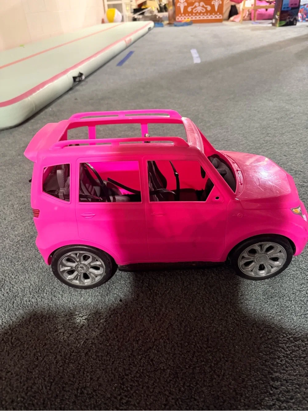 Barbie Pink SUV Cadillac Escalade DVX58 Mattel 2016 Doll Vehicle